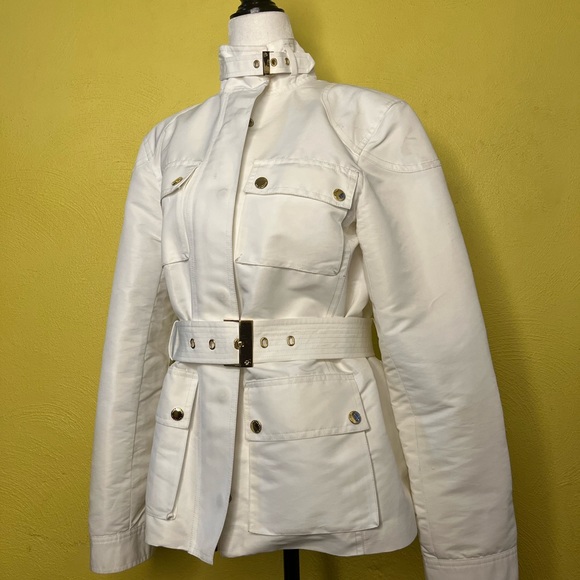 New Woman’s White Ralph Lauren Stylish Sping Jacket w/ Lots of Pocket Space!! - Picture 1 of 13